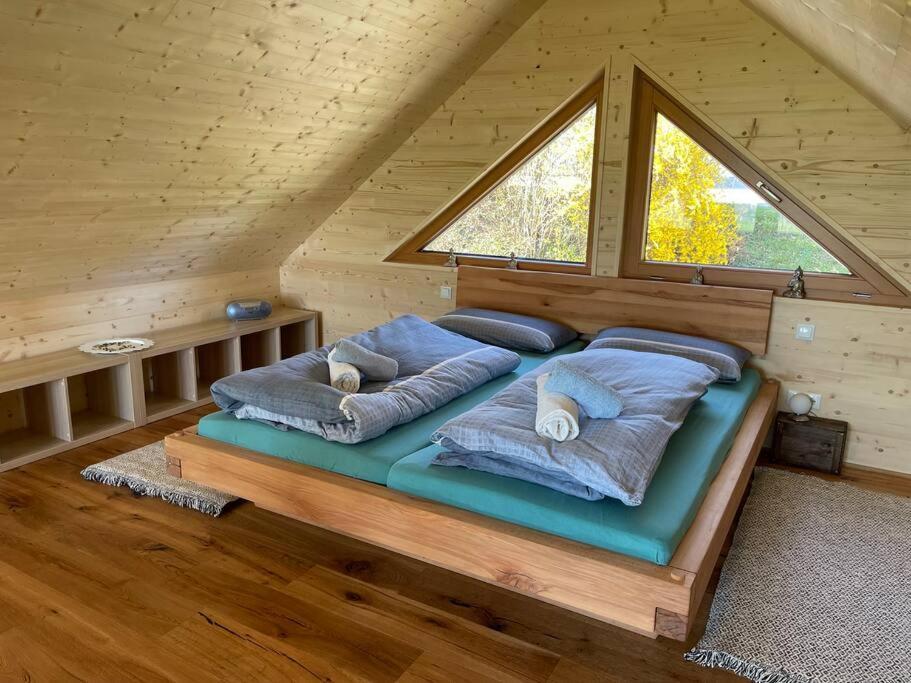 Zweistoeckiges Natur-Holzhaus Mit Berg- & Seesicht Horgenzell Dış mekan fotoğraf