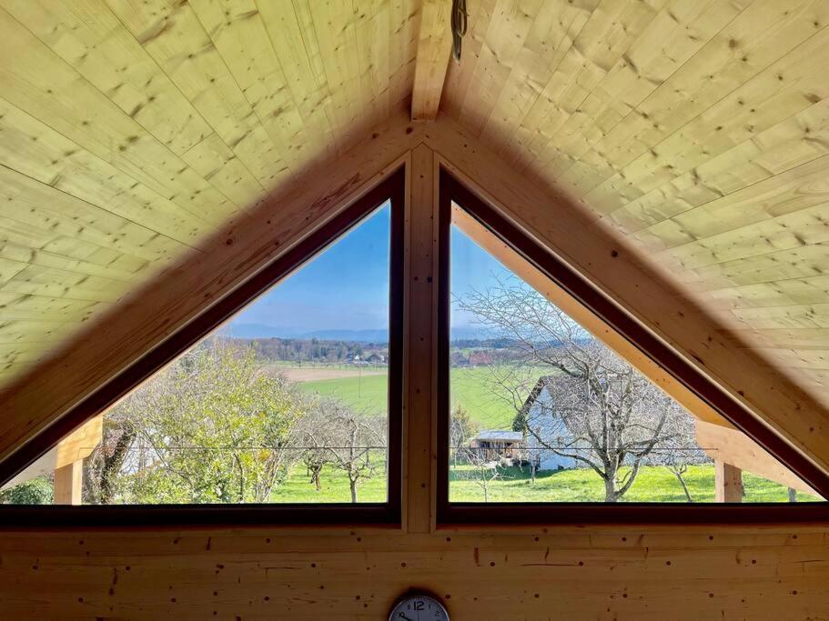 Zweistoeckiges Natur-Holzhaus Mit Berg- & Seesicht Horgenzell Dış mekan fotoğraf