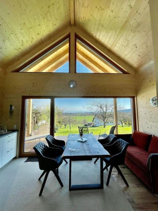 Zweistoeckiges Natur-Holzhaus Mit Berg- & Seesicht Horgenzell Dış mekan fotoğraf
